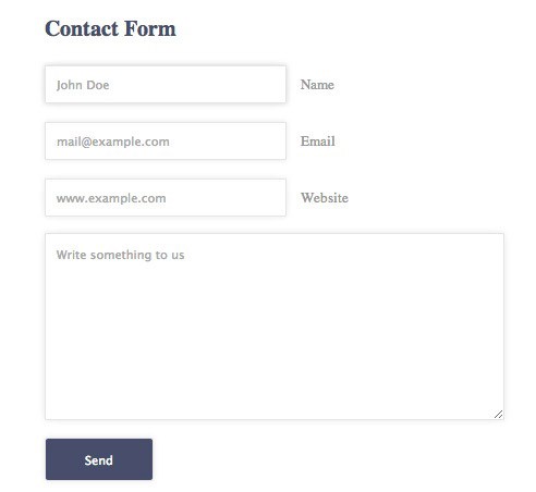 Contact us form html and css code free download full